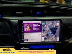 Toyota Corolla Altis gắn màn hình Zestech ZX10 + Camera hành trình 70mai + Loa sub JBL