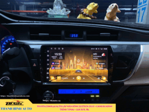 Toyota Corolla Altis gắn màn hình Zestech ZX10 + Camera hành trình 70mai + Loa sub JBL
