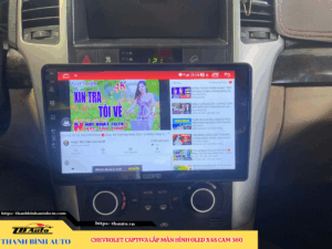 Chevrolet Captiva lắp màn hình Oled X4S Cam 360 TB Auto