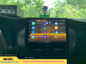 Toyota Vios 2024 lắp màn hình Zestech ZT 2K 360 2 Toyota Vios 2024 lắp màn hình Zestech ZT 2K 360 TB Auto