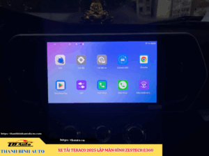 Xe tải Teraco 2025 lên màn hình Zestech E360 2 Xe tải Teraco 2025 lên màn hình Zestech E360 TB Auto