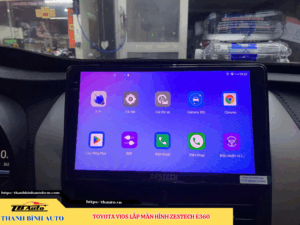 Toyota Vios gắn màn hình Zestech E360 TB Auto