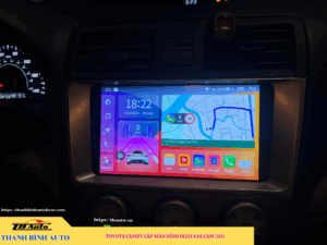 Toyota Camry lắp màn hình Oled X4S Cam 360 TB Auto