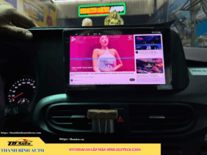 Hyundai i10 lắp màn hình Zestech E360 3 Hyundai i10 lắp màn hình Zestech E360 TB Auto