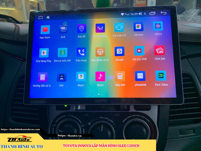 Toyota Innova lắp màn hình Oled 13inch 8 Toyota Innova lắp màn hình Oled 13inch TB Auto