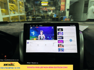 Toyota Vios lắp màn hình Zestech E360 3 Toyota Vios lắp màn hình Zestech E360 TB Auto