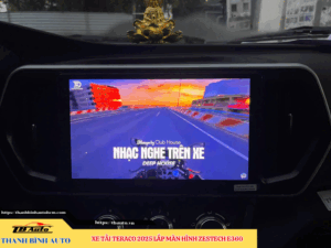 Xe tải Teraco 2025 lên màn hình Zestech E360 3 Xe tải Teraco 2025 lên màn hình Zestech E360 TB Auto