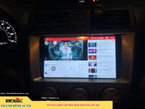Toyota Camry lắp màn hình Oled X4S Cam 360 TB Auto