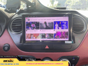 Hyundai i10 2014 - 2019 gắn màn hình Zestech Z18 + Camera lùi TB Auto