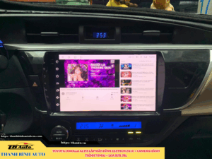 Toyota Corolla Altis gắn màn hình Zestech ZX10 + Camera hành trình 70mai + Loa sub JBL