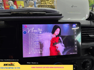 Ford Transit lắp màn hình Zestech Z18 TB Auto