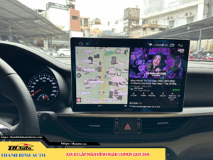 Kia K3 lắp màn hình Oled 13inch Cam 360 4 Kia K3 lắp màn hình Oled 13inch Cam360 TB Auto