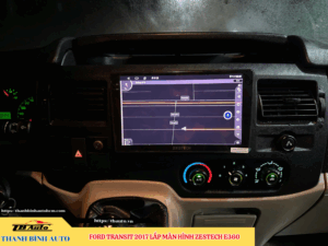 Ford Transit 2017 gắn màn hình Zestech E360 4 Ford Transit 2017 gắn màn hình Zestech E360 TB Auto