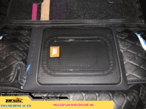 MG5 gắn loa sub gầm ghế JBL 3 MG5 gắn loa sub gầm ghế JBL TB Auto