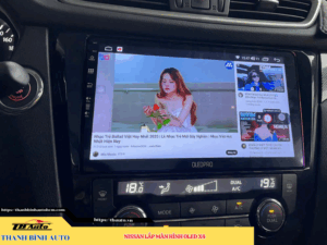 Nissan gắn màn hình Oled X4 TB Auto