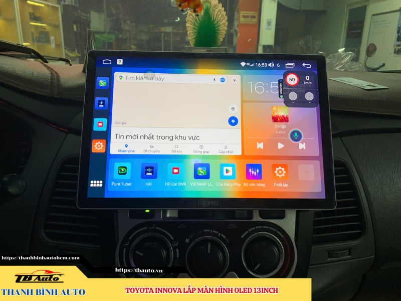 Toyota Innova lắp màn hình Oled 13inch 7 Toyota Innova lắp màn hình Oled 13inch TB Auto