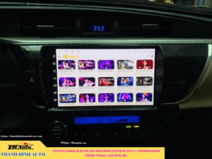 Toyota Corolla Altis gắn màn hình Zestech ZX10 + Camera hành trình 70mai + Loa sub JBL