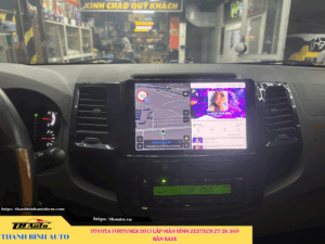 Toyota Fortuner 2015 lắp màn hình Zestech ZT 2K 360 Bản Base TB Auto
