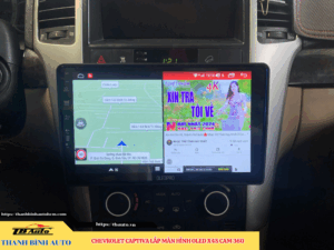 Chevrolet Captiva lắp màn hình Oled X4S Cam 360 TB Auto