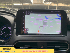 Kia Sedona lắp màn hình Zestech E360 4 Kia Sedona lắp màn hình Zestech E360 TB Auto