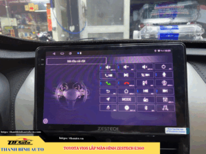 Toyota Vios gắn màn hình Zestech E360 TB Auto