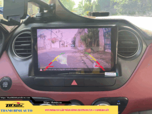 Hyundai i10 2014 - 2019 gắn màn hình Zestech Z18 + Camera lùi TB Auto