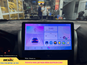 Toyota Vios lắp màn hình Zestech E360 1 Toyota Vios lắp màn hình Zestech E360 TB Auto