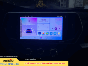 Xe tải Teraco 2025 lên màn hình Zestech E360 1 Xe tải Teraco 2025 lên màn hình Zestech E360 TB Auto
