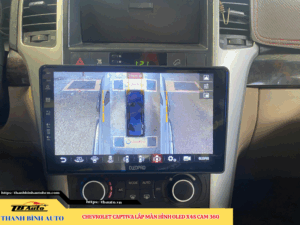 Chevrolet Captiva lắp màn hình Oled X4S Cam 360 TB Auto
