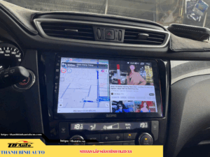 Nissan gắn màn hình Oled X4 TB Auto