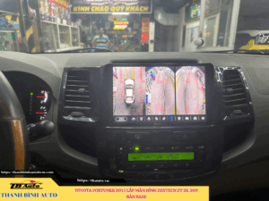 Toyota Fortuner 2015 lắp màn hình Zestech ZT 2K 360 Bản Base TB Auto