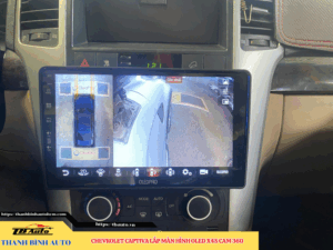 Chevrolet Captiva lắp màn hình Oled X4S Cam 360 TB Auto