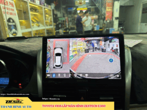 Toyota Vios lắp màn hình Zestech E360 7 Toyota Vios lắp màn hình Zestech E360 TB Auto
