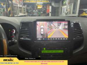 Toyota Fortuner 2015 lắp màn hình Zestech ZT 2K 360 Bản Base TB Auto