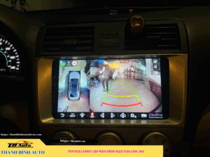 Toyota Camry lắp màn hình Oled X4S Cam 360 TB Auto