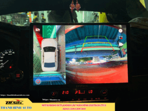 Mitsubishi Outlander gắn màn hình Zestech ZT13 ADAS 13in Cam 360 8 Mitsubishi Outlander gắn màn hình Zestech ZT13 ADAS 13in Cam 360 TB Auto