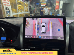 Toyota Vios lắp màn hình Zestech E360 8 Toyota Vios lắp màn hình Zestech E360 TB Auto