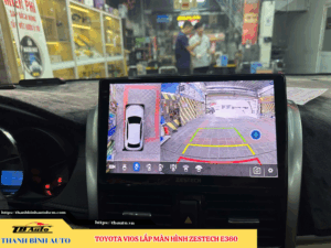 Toyota Vios lắp màn hình Zestech E360 6 Toyota Vios lắp màn hình Zestech E360 TB Auto