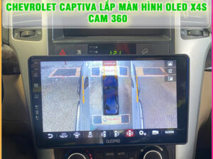 Chevrolet Captiva lắp màn hình Oled X4S Cam 360 TB Auto