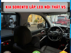 Kia Sorento lắp Led nội thất V5 TB Auto