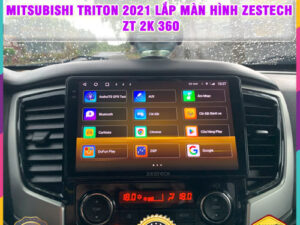 Mitsubishi Triton 2021 gắn màn hình Zestech ZT 2K 360 TB Auto