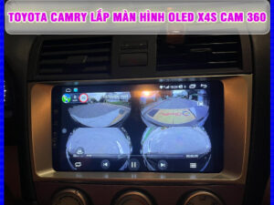 Toyota Camry lắp màn hình Oled X4S Cam 360 TB Auto