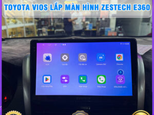 Toyota Vios lắp màn hình Zestech E360 TB Auto