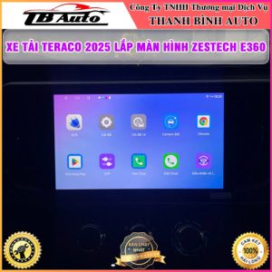 Xe tải Teraco 2025 lên màn hình Zestech E360 TB Auto
