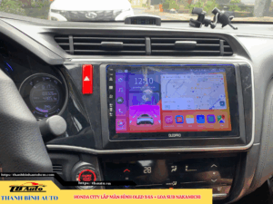Honda City lắp màn hình Oled X4S + Loa sub Nakamichi 2 Honda City lắp màn hình Oled X4S + Loa sub Nakamichi TB Auto