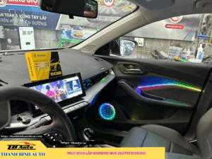 MG5 2024 gắn Android Box Zestech DX265 Thanh Bình Auto
