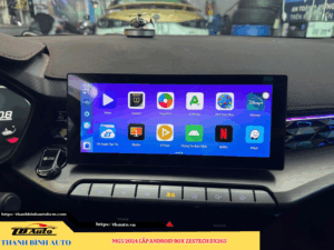 MG5 2024 gắn Android Box Zestech DX265 Thanh Bình Auto