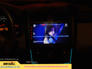 Toyota Corolla Altis 2010 lên màn hình Oled X4S Cam 360 2 Toyota Corolla Altis 2010 lên màn hình Oled X4S Cam 360 TB Auto