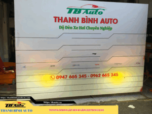 Toyota Innova gắn đèn bi gầm Zestech GX301 TB Auto