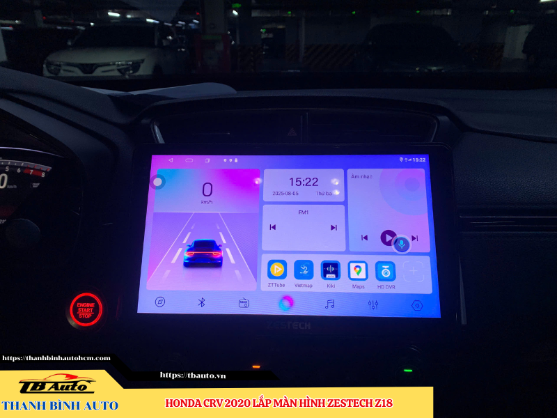 Honda CRV 2020 gắn màn hình Zestech Z18 TB Auto